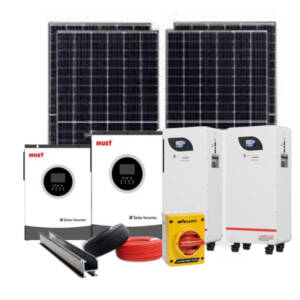 Lithium 20kw 48v Must Renergy Quality Hybrid  Solar Kit
