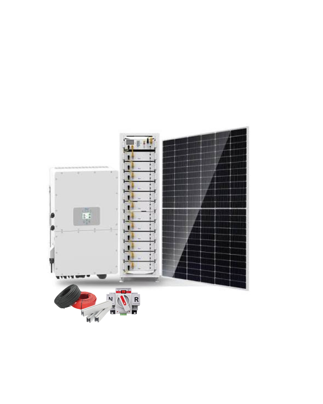 50kW DEYE HIGH-VOLTAGE 3-PHASE SOLAR SYSTEM + 50Kwh Lithium BACKUP
