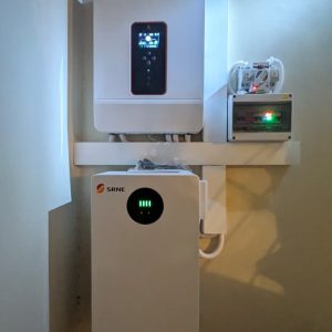 10 kWh SRNE Hybrid Solar System with a 10Kwh Lithium battery