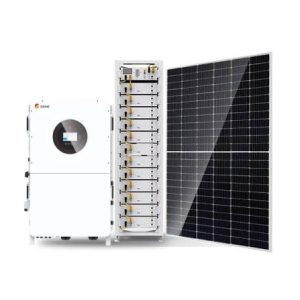 SRNE 60kW 3-Phase High-Voltage Industrial Solar System + 140kWh High Voltage Lithium Battery